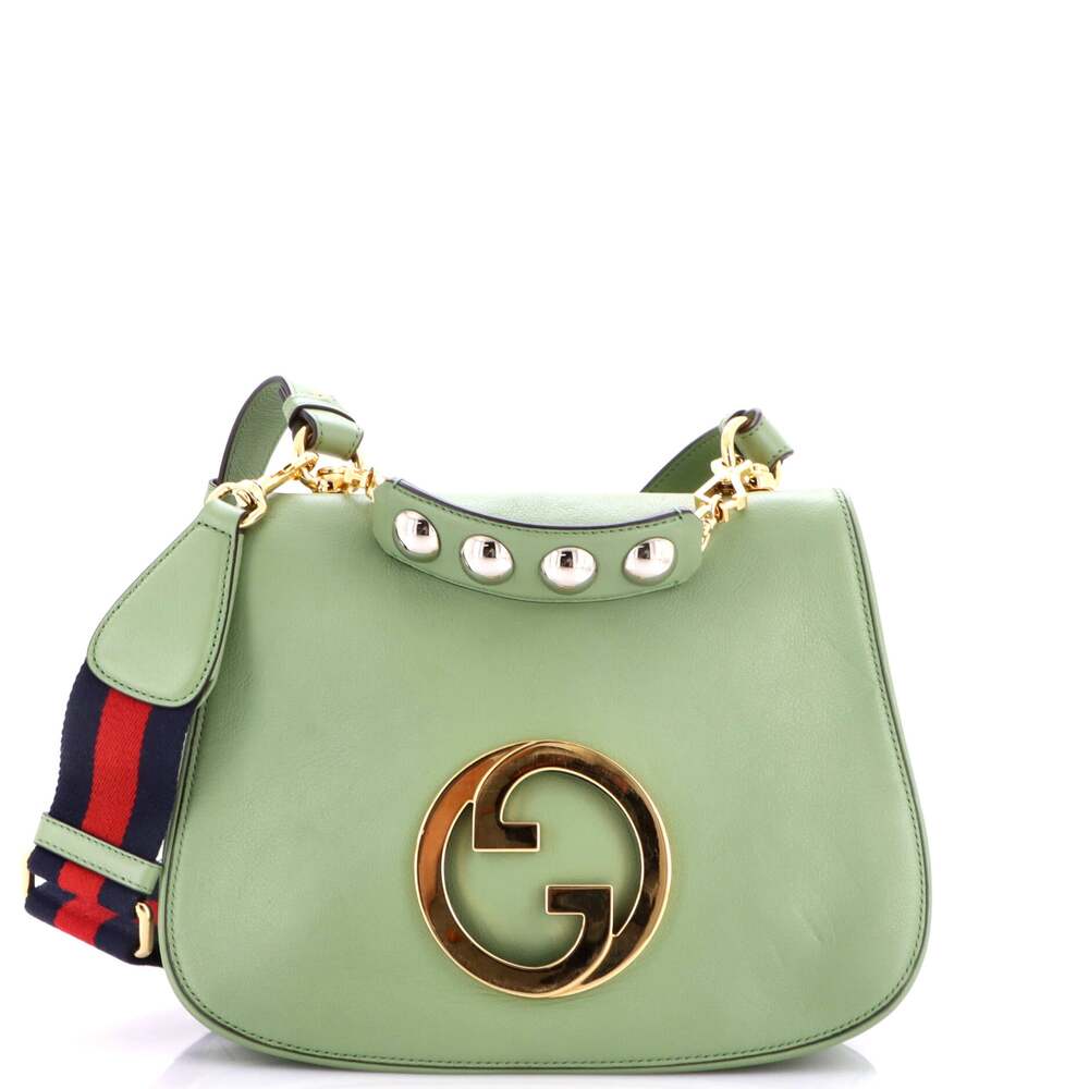 Gucci Web Blondie Shoulder Flap Bag #324304G18B